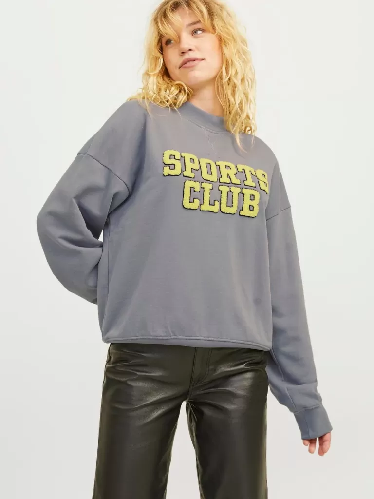 JACK & JONES Bluzy^JXRIRI Bluza Szary