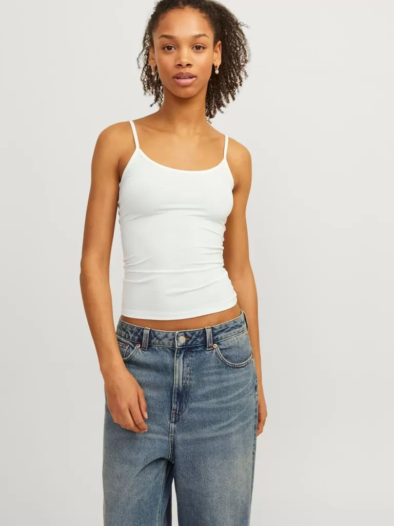 JACK & JONES Topy^JXSAGA Góra Biały