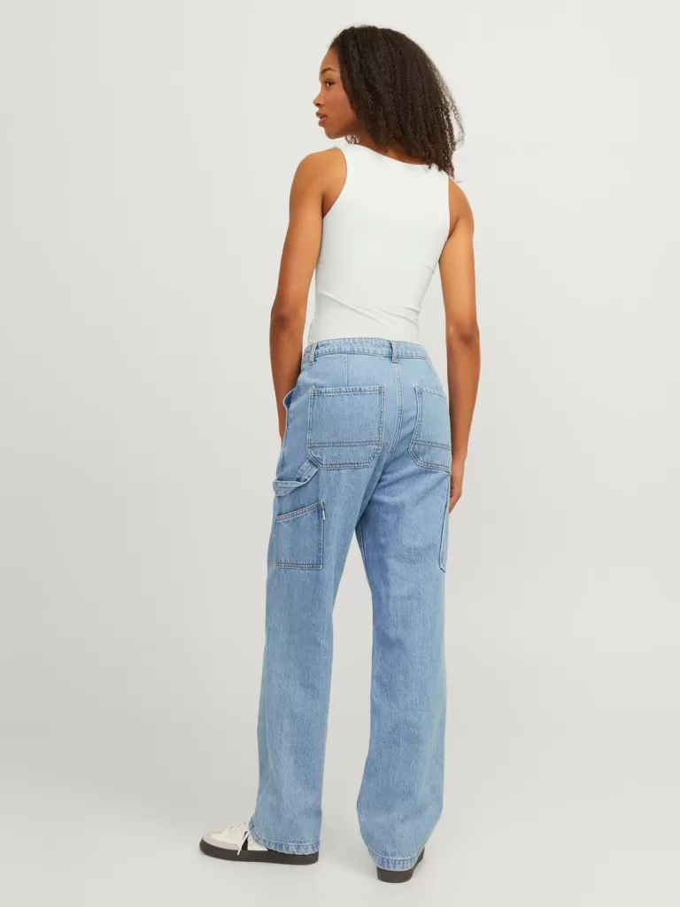 JACK & JONES Topy^JXSAGA Koszulka bokserka Biały