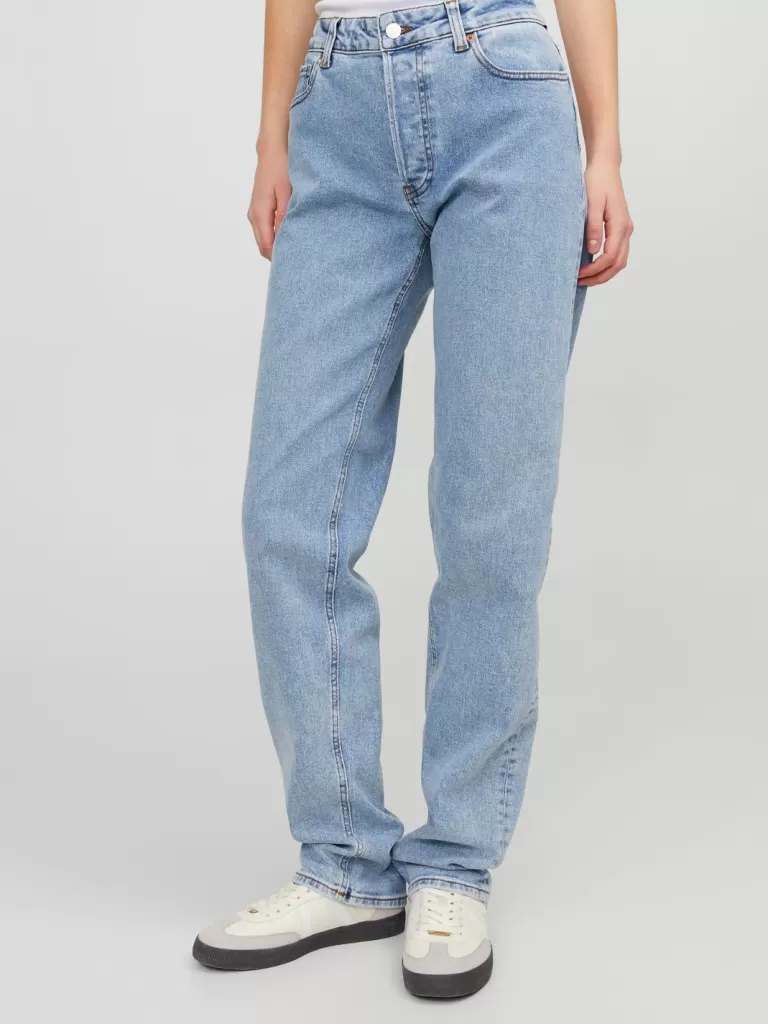 JACK & JONES Jeansy | Denim^JXSEOUL STRAIGHT MW C3003 RCY DNM NOOS Niebieski