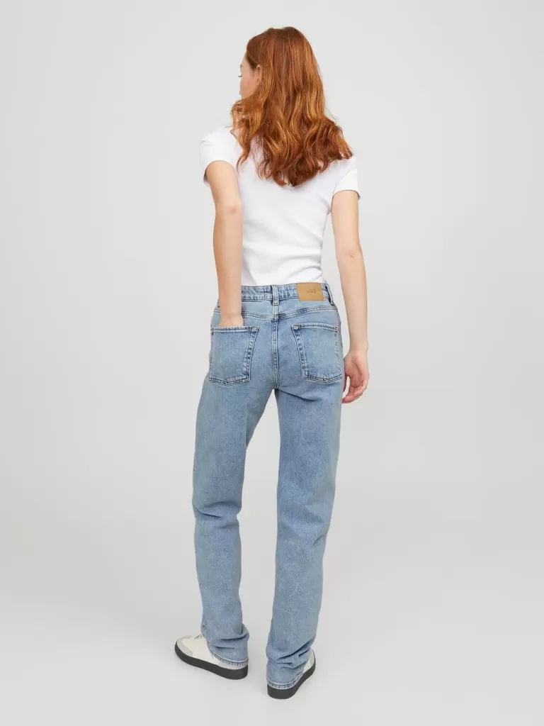 JACK & JONES Jeansy | Denim^JXSEOUL STRAIGHT MW C3003 RCY DNM NOOS Niebieski