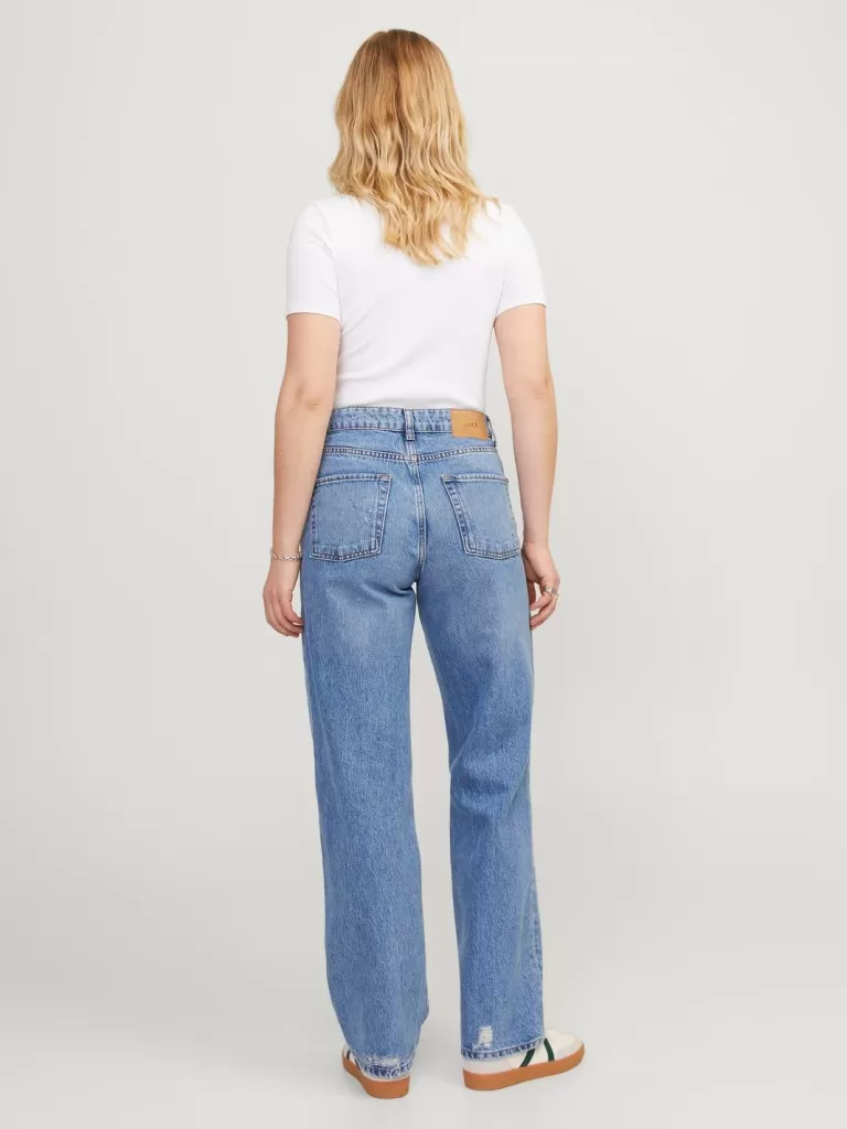 JACK & JONES Jeansy | Denim^JXSEVILLE LOOSE MW RR5001 DNM NOOS Niebieski