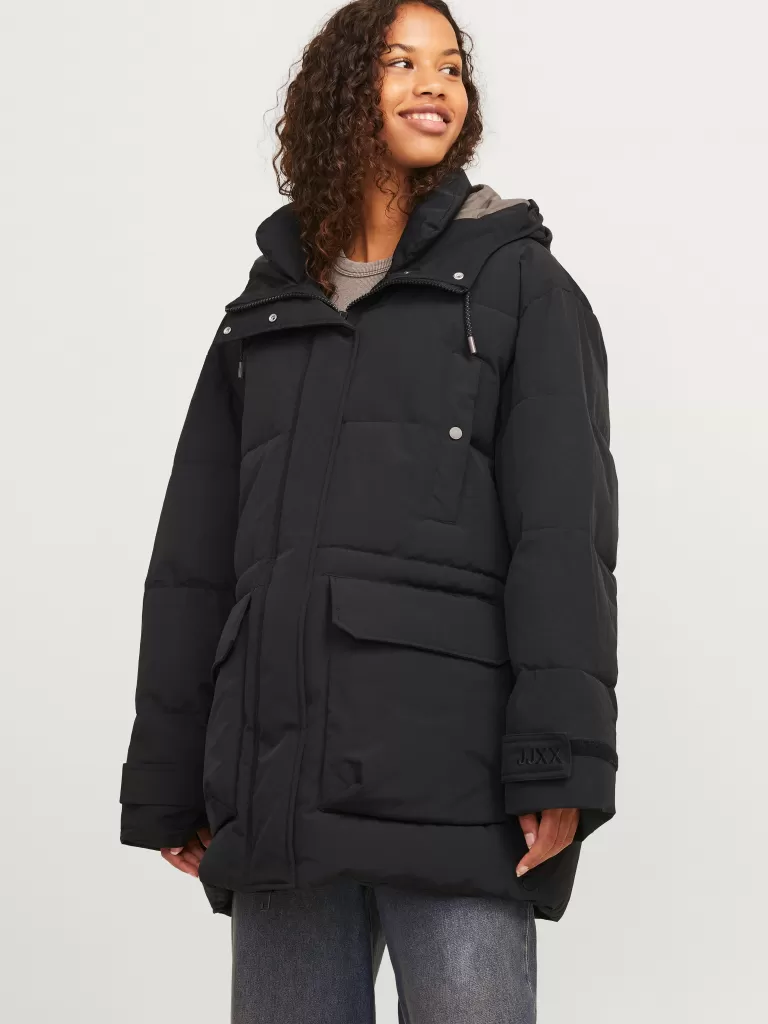 JACK & JONES Kurtki I Płaszcze^JXSHALLOW Parka Czarny