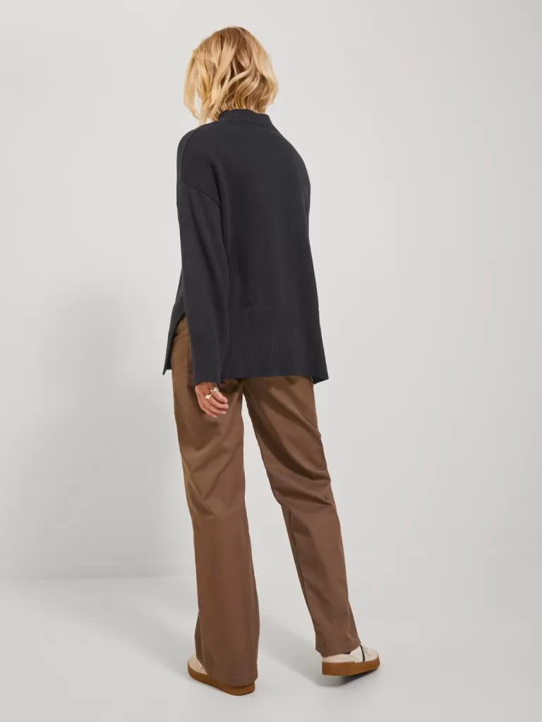 JACK & JONES Swetry^JXSIANA Sweter wkładany przez głowę Czarny