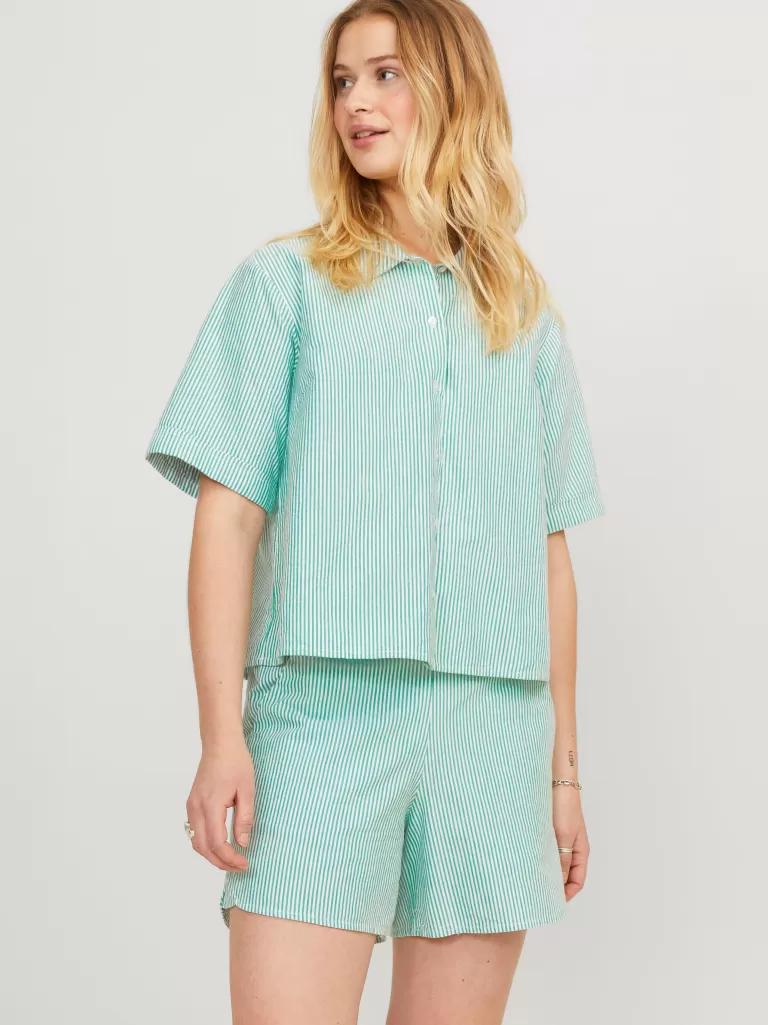 JACK & JONES Koszule^JXSIVA Koszula Zielony