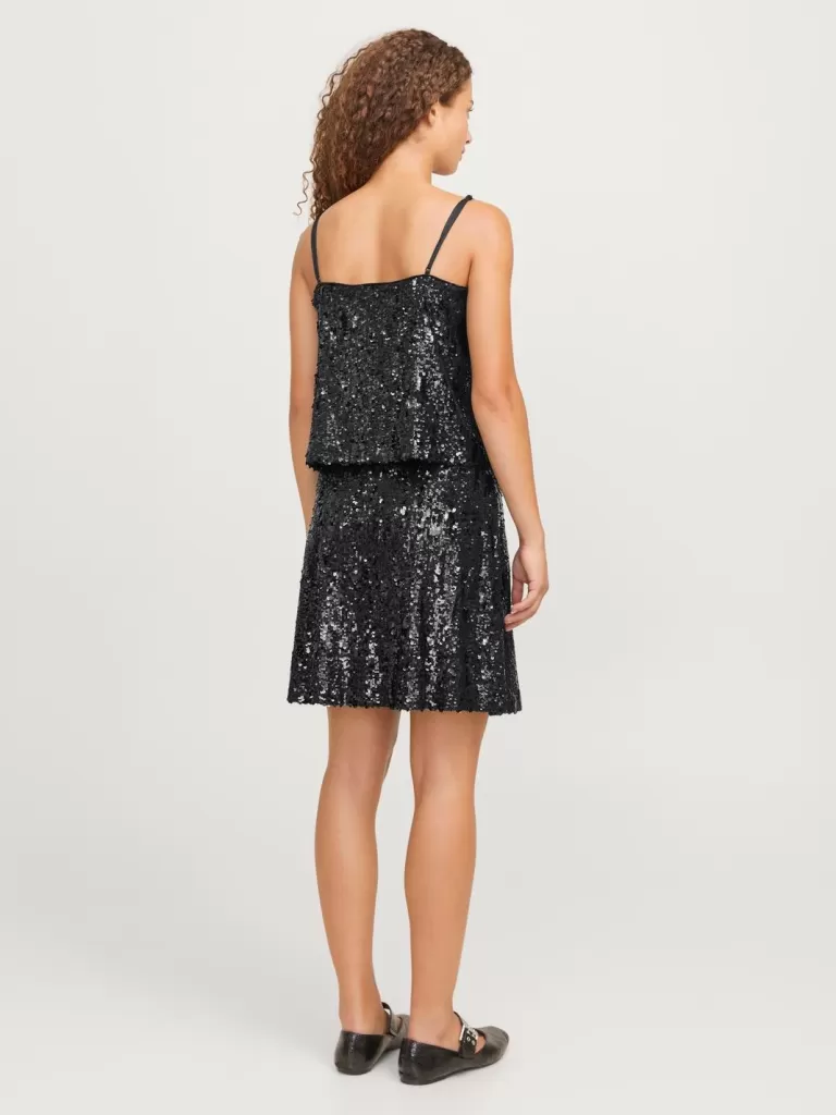 JACK & JONES Topy^JXTARA Góra Czarny