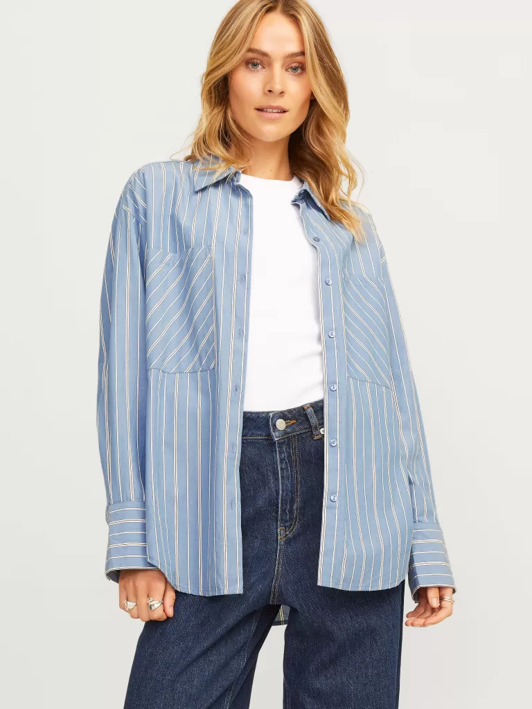 JACK & JONES Koszule^JXTESSA Koszula Niebieski