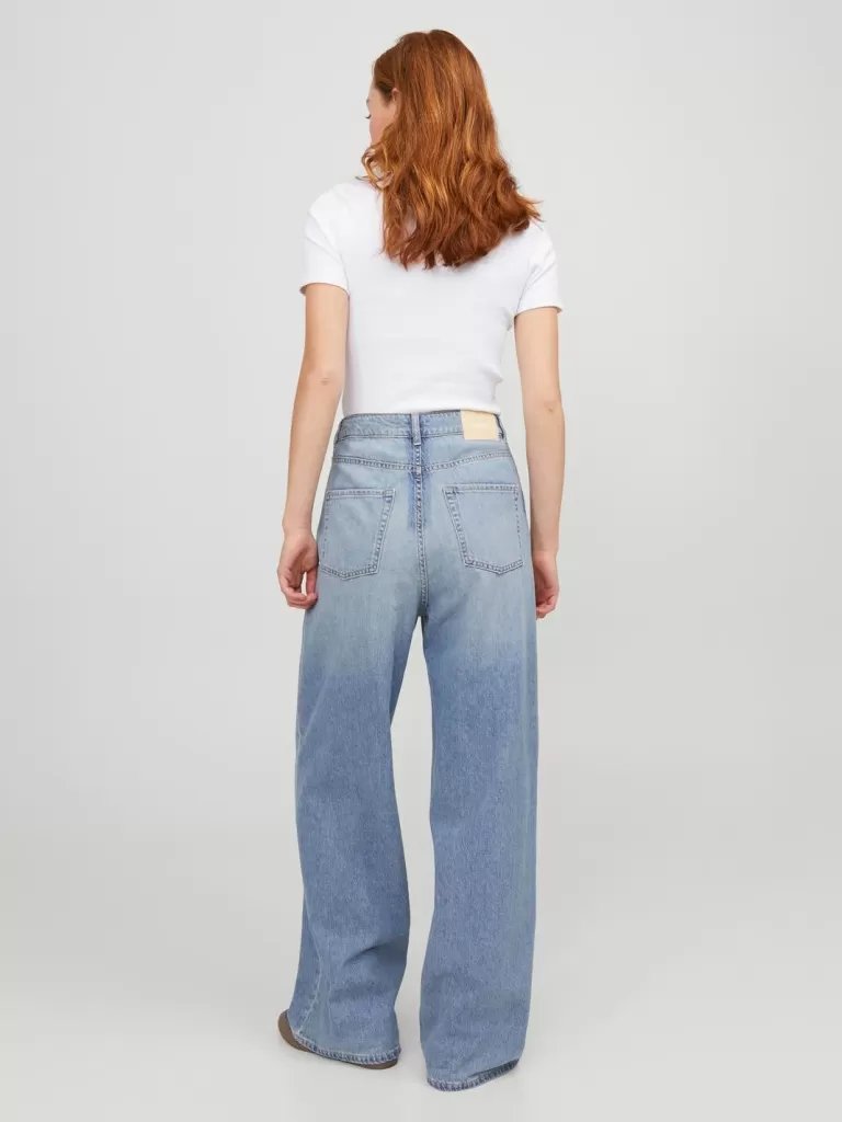 JACK & JONES Jeansy | Denim^JXTOKYO WIDE HW JEANS R6078 DNM NOOS Niebieski