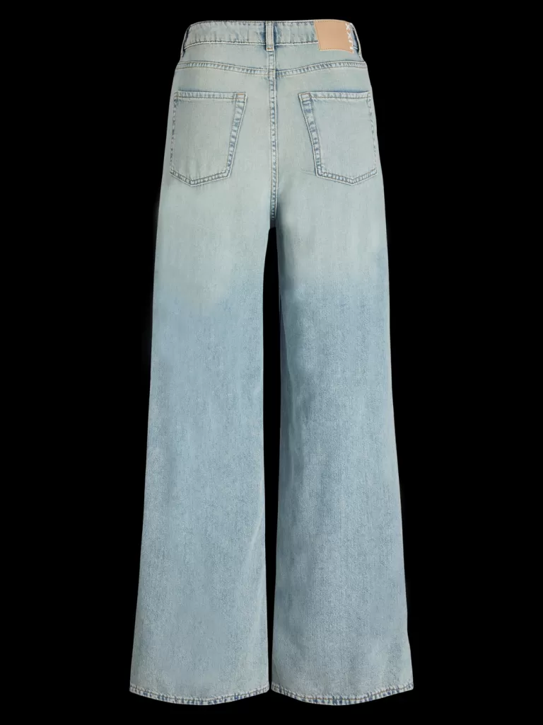 JACK & JONES Jeansy | Denim^JXTOKYO WIDE HW JEANS R6167 DNM NOOS Niebieski