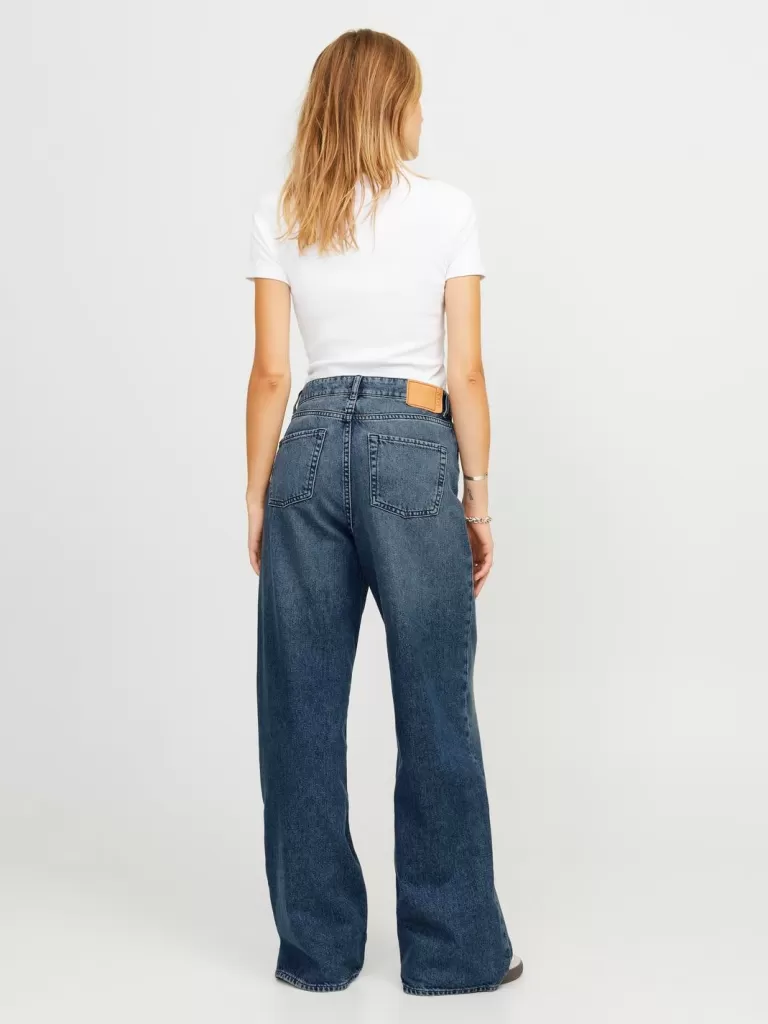 JACK & JONES Jeansy | Denim^JXTOKYO WIDE HW R6129 JEANS DNM NOOS Niebieski