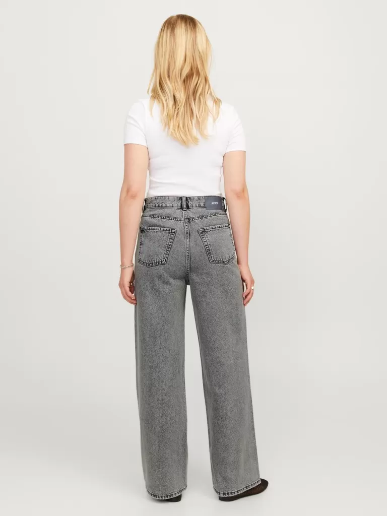 JACK & JONES Jeansy | Denim^JXTOKYO WIDE HW R6119 JEANS DNM NOOS Szary