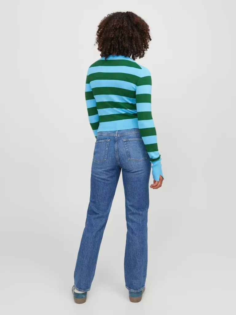 JACK & JONES Swetry^JXVALENTINA Sweter wkładany przez głowę Niebieski