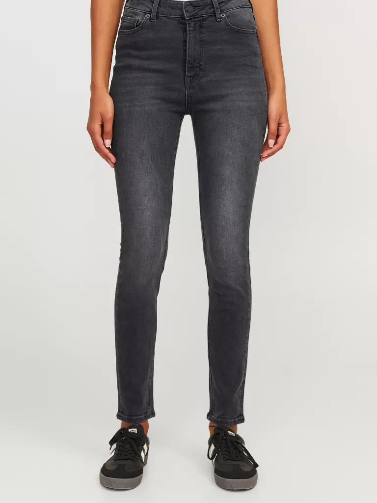 JACK & JONES Jeansy^JXVIENNA SKINNY HW S1125 JEANS DNM Szary