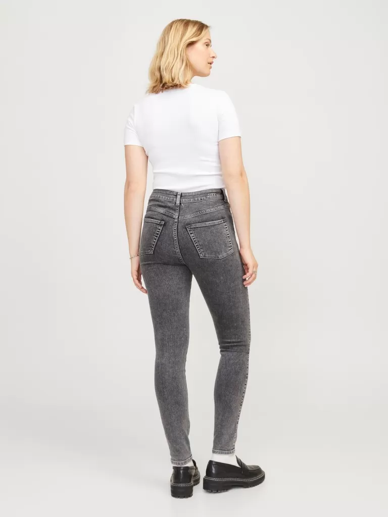 JACK & JONES Jeansy | Denim^JXVIENNA SKINNY HW S1139 JEANS DNM NOOS Szary
