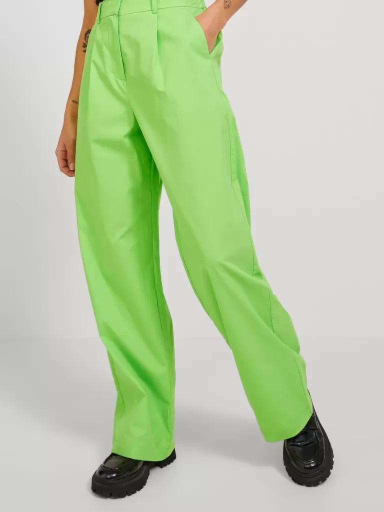 JACK & JONES Spodnie^JXVIGGA Klasyczne spodnie Zielony