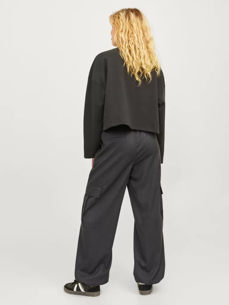 JACK & JONES Spodnie^JXYOKO Spodnie bojówki Szary