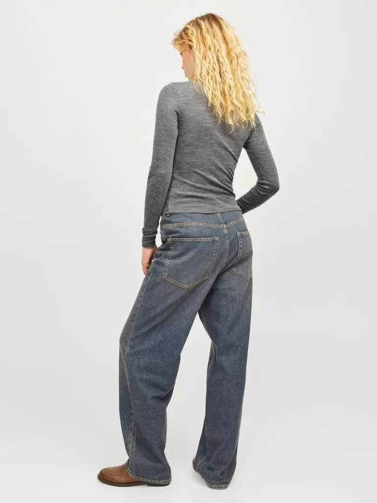 JACK & JONES Topy^JXZOE Góra Szary
