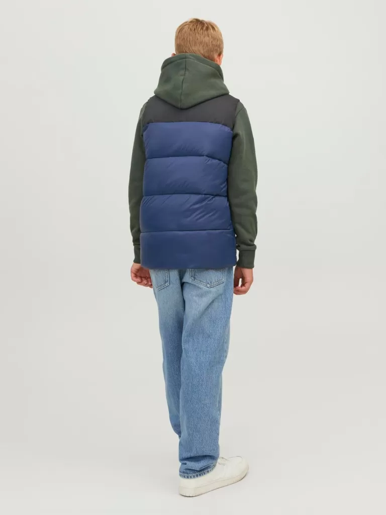 JACK & JONES Kurtki | Wyprzedaż^Kamizelka Junior Niebieski