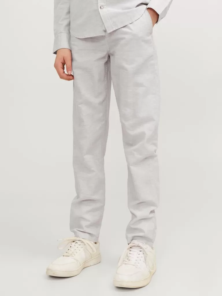 JACK & JONES Spodnie^Klasyczne spodnie Junior Szary