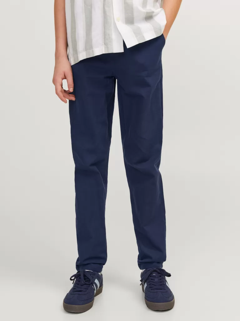 JACK & JONES Spodnie^Klasyczne spodnie Junior Niebieski
