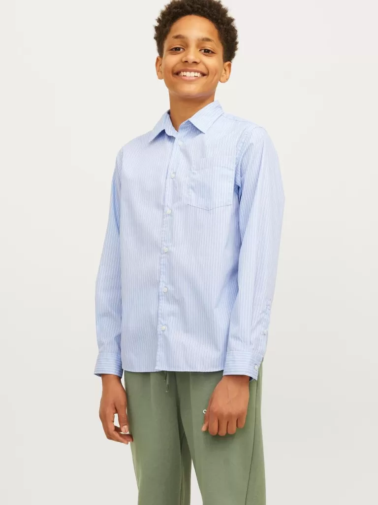 JACK & JONES Koszule | Wyprzedaż^Koszula Junior Niebieski