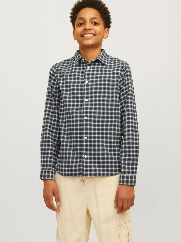 JACK & JONES Koszule^Koszula Junior Zielony