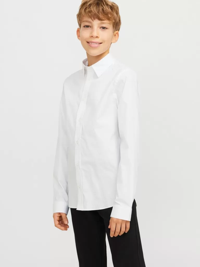 JACK & JONES Koszule^Koszula Junior Biały