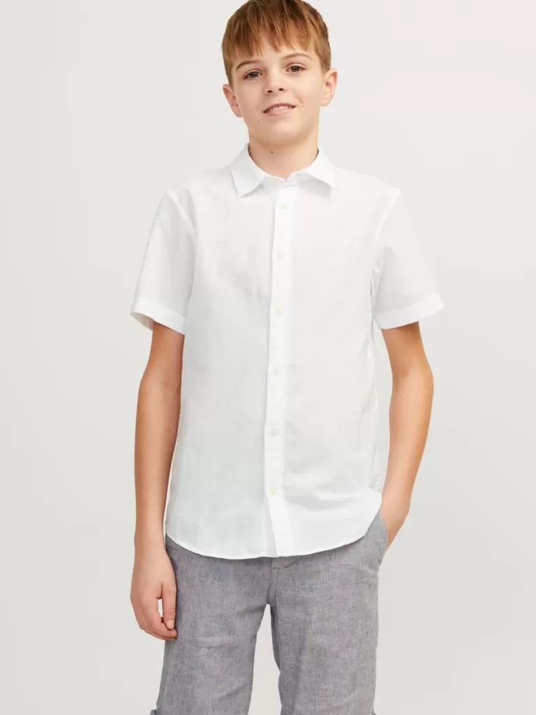 JACK & JONES Koszule^Koszula Junior Biały