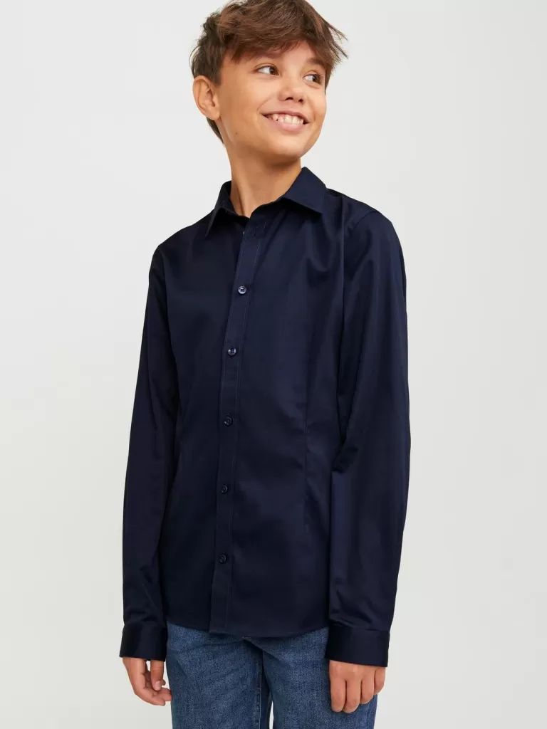 JACK & JONES Koszule | Wyprzedaż^Koszula wizytowa Junior Niebieski