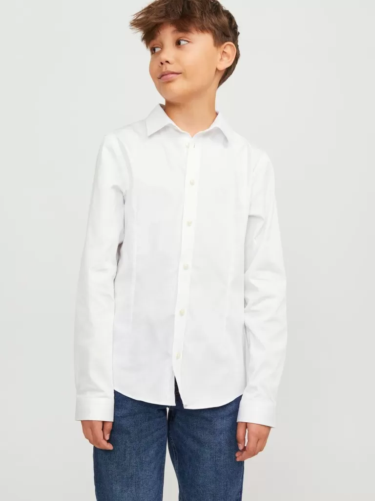 JACK & JONES Bestsellery | Koszule^Koszula wizytowa Junior Biały