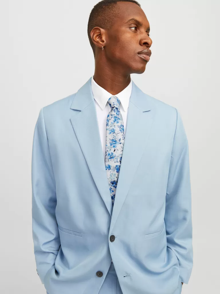 JACK & JONES Krawaty^Krawat Niebieski