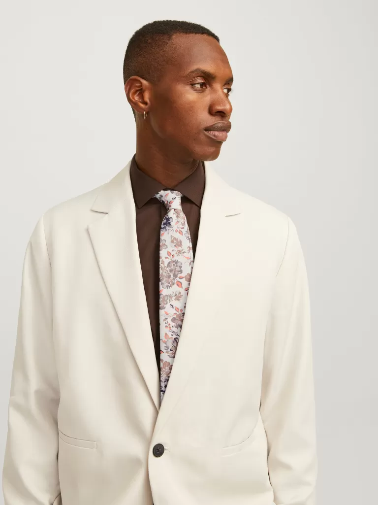 JACK & JONES Krawaty^Krawat Brązowy