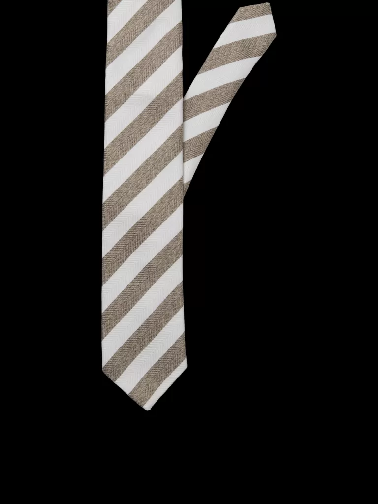 JACK & JONES Krawaty^Krawat Brązowy