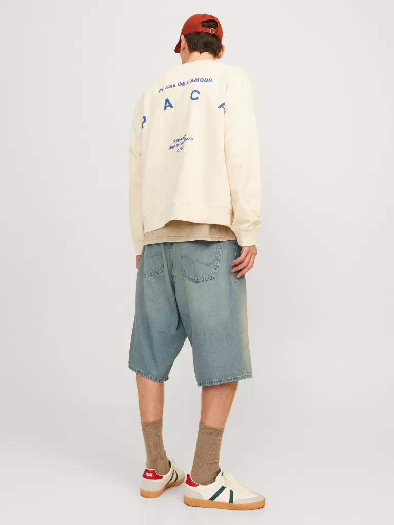 JACK & JONES Krótkie Spodenki | Szorty Jeansowe^Krój baggy Jeansowe szorty Niebieski