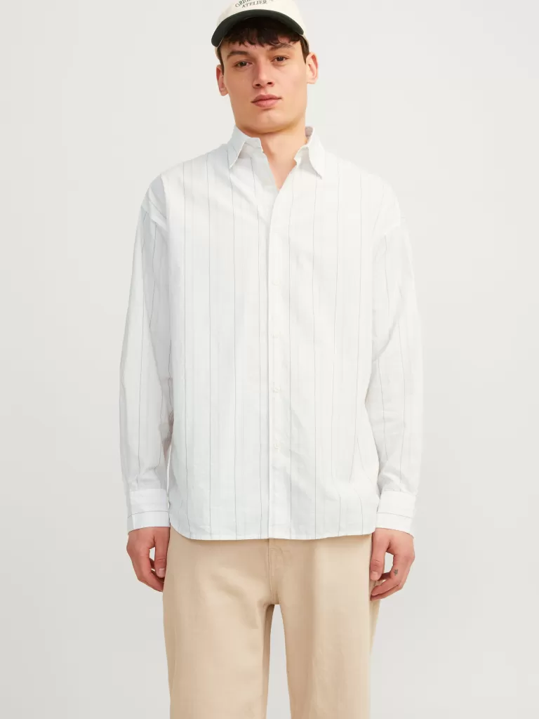JACK & JONES Koszule^Krój oversize Koszula Biały