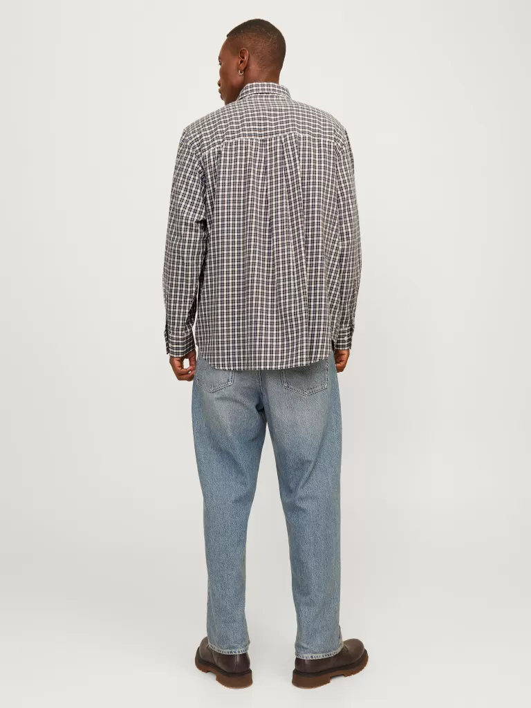 JACK & JONES Koszule^Krój oversize Koszula Niebieski