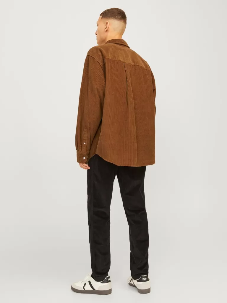 JACK & JONES Koszule^Krój oversize Koszula Brązowy