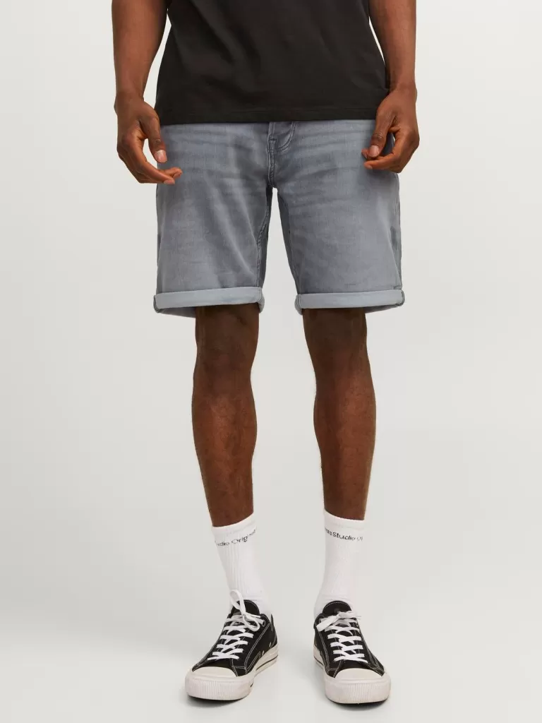 JACK & JONES Krótkie Spodenki | Szorty Jeansowe^Krój regularny Jeansowe szorty Szary