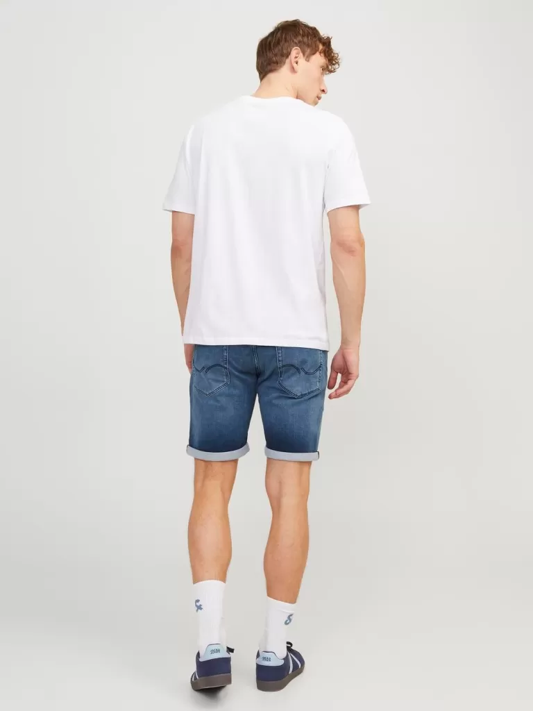 JACK & JONES Krótkie Spodenki | Szorty Jeansowe^Krój regularny Jeansowe szorty Niebieski