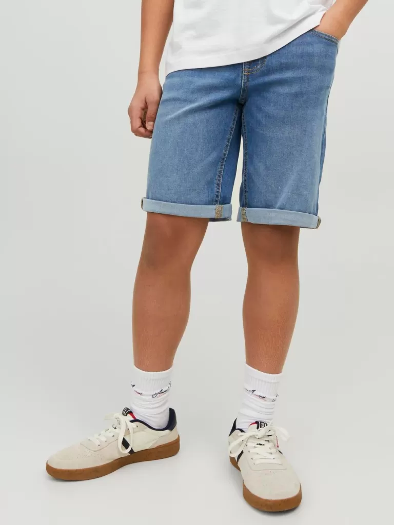 JACK & JONES Krótkie Spodenki | Wyprzedaż^Krój regularny Jeansowe szorty Junior Niebieski