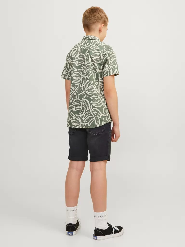 JACK & JONES Krótkie Spodenki | Wyprzedaż^Krój regularny Jeansowe szorty Junior Czarny