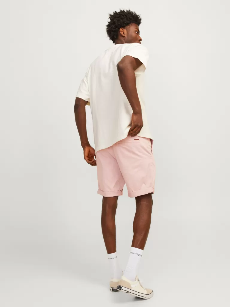 JACK & JONES Krótkie Spodenki^Krój regularny Krótkie chinosy Róży