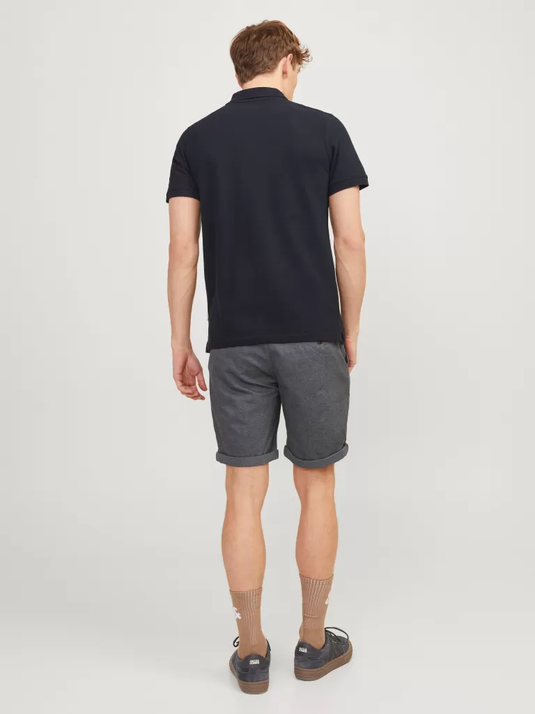 JACK & JONES Krótkie Spodenki^Krój regularny Krótkie chinosy Niebieski