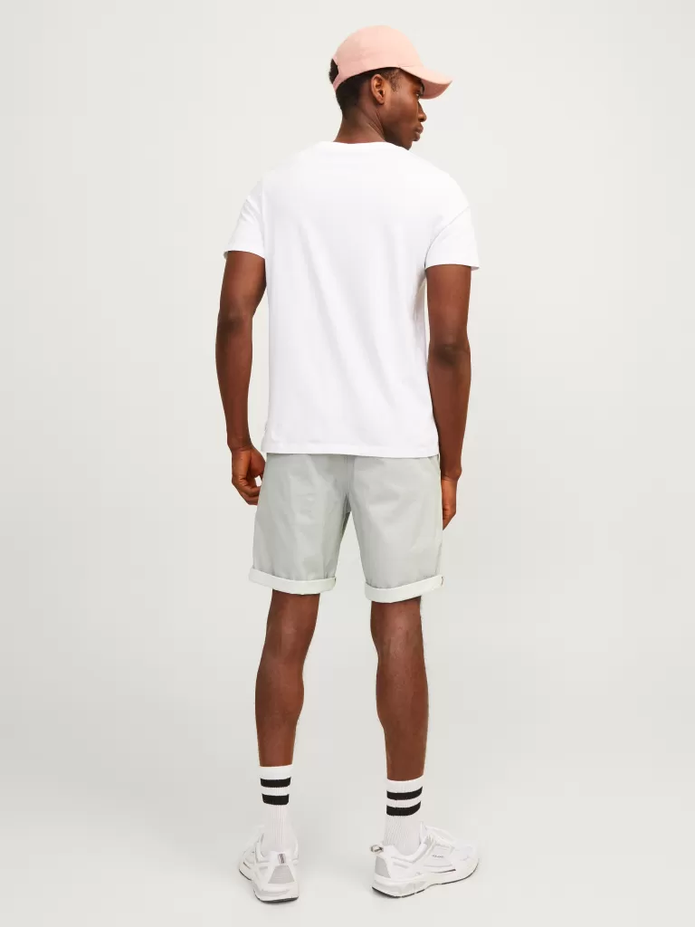 JACK & JONES Krótkie Spodenki^Krój regularny Krótkie chinosy Szary