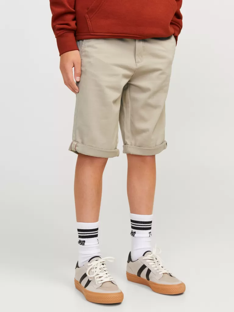JACK & JONES Krótkie Spodenki | Wyprzedaż^Krój regularny Krótkie chinosy Junior Beżowy