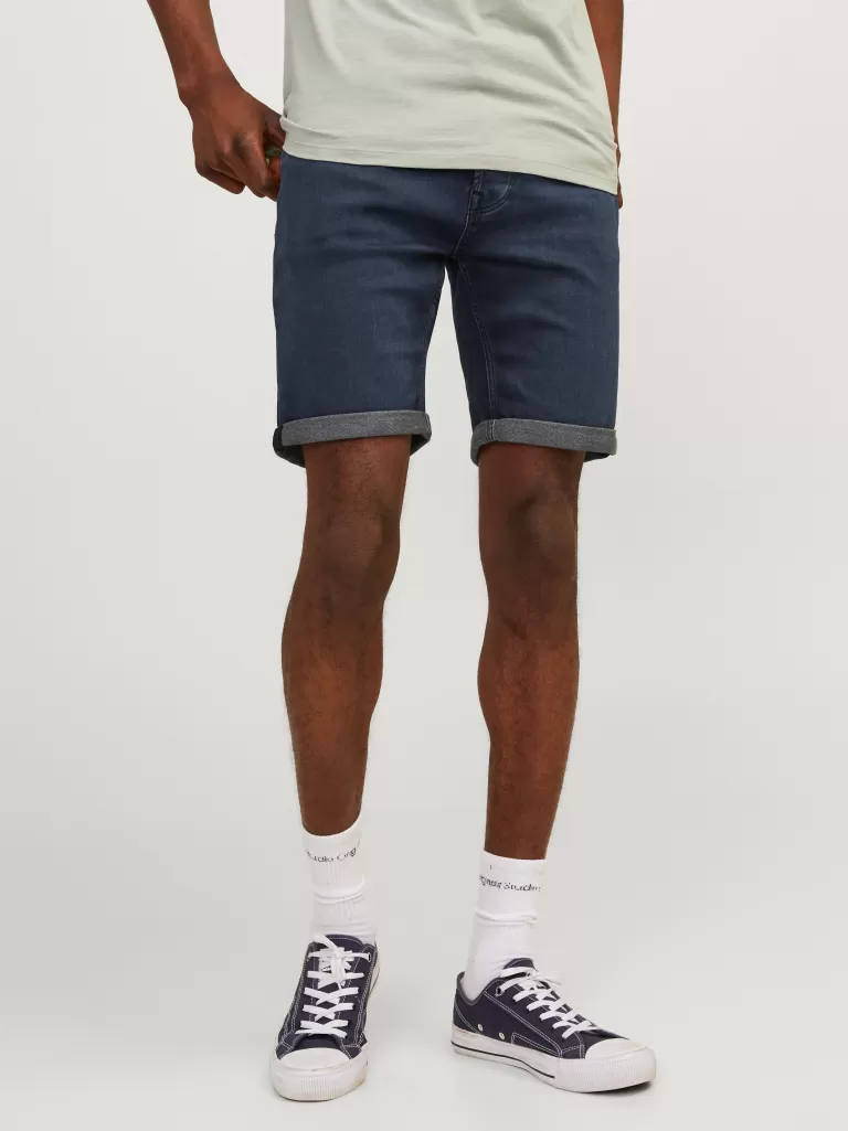 JACK & JONES Krótkie Spodenki^Krój regularny Krótkie spodenki o kroju regular fit Niebieski