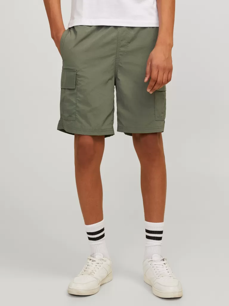 JACK & JONES Krótkie Spodenki | Wyprzedaż^Krój regularny Spodenki kąpielowe regular fit Junior Zielony