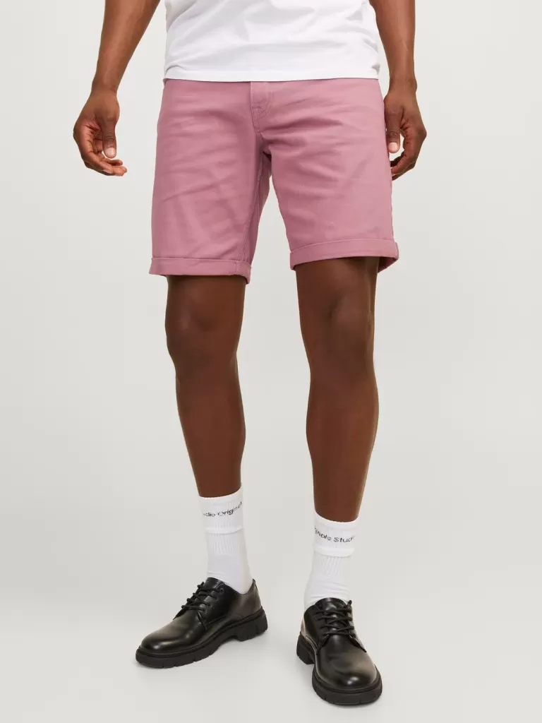 JACK & JONES Krótkie Spodenki^Krój regularny Szorty Róży