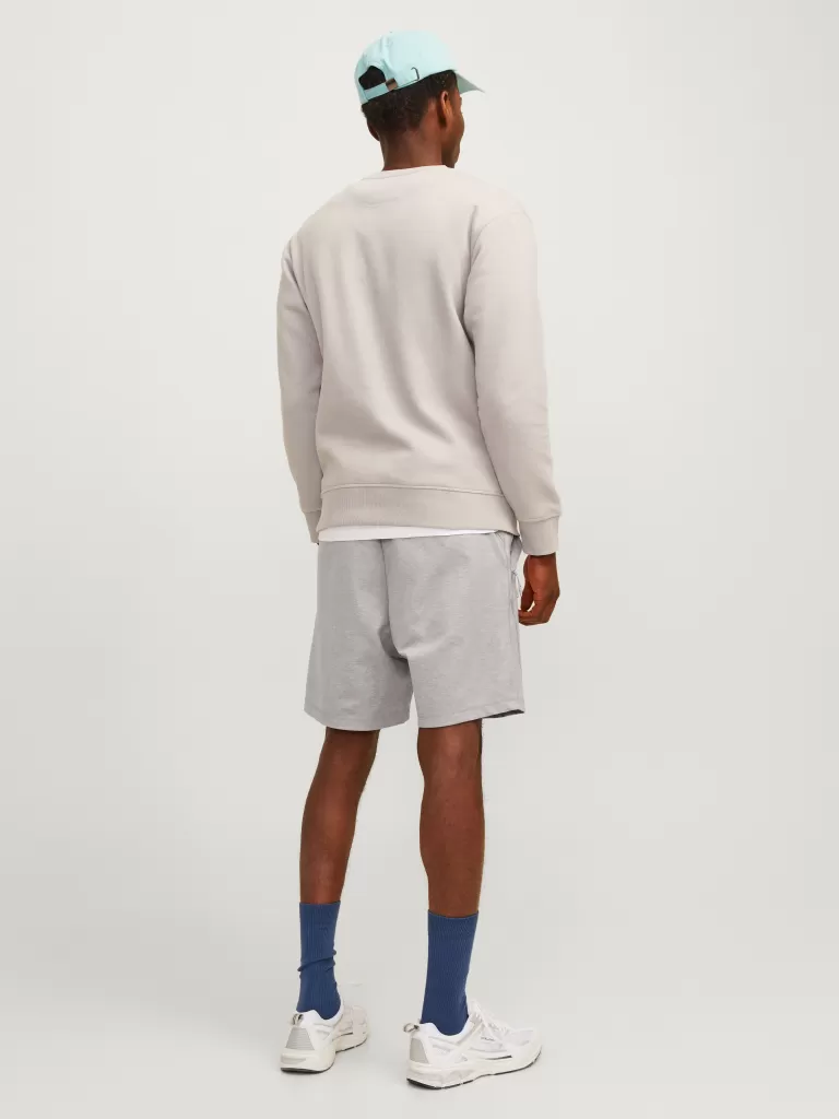 JACK & JONES Krótkie Spodenki^Krój regularny Szorty Szary