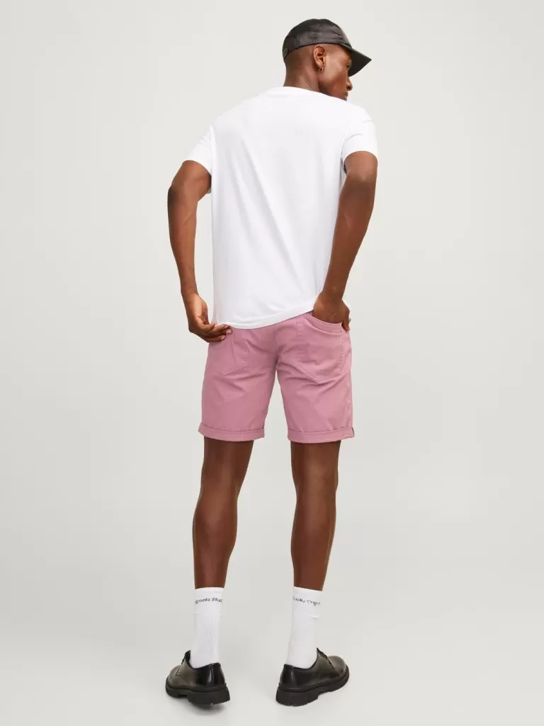 JACK & JONES Krótkie Spodenki^Krój regularny Szorty Róży